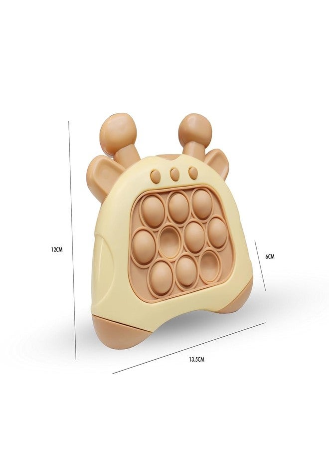 MABLE لعبة MABLE Pop it Pro الإلكترونية السريعة المزودة بأزرار ضغط وأضواء وموسيقى، لعبة تفاعلية لتخفيف التوتر للأطفال والكبار، لعبة يدوية لتدريب الدماغ (ألوان متنوعة) - Image 2